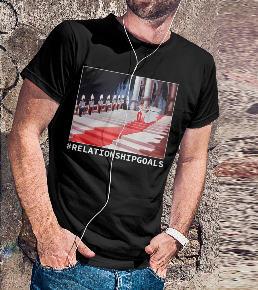 Cinderella Disney Fairytale #RelationshipGoals Royal Scene T-Shirt