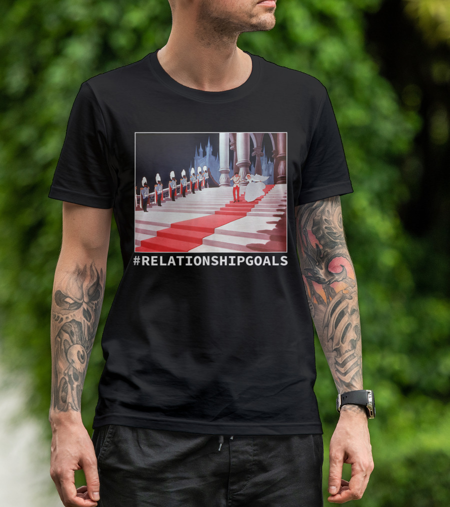Cinderella Disney Fairytale #RelationshipGoals Royal Scene T-Shirt
