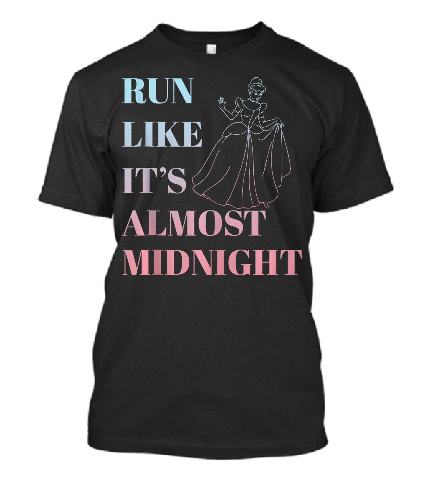 Disney Cinderella Run Like It's Almost Midnight T-Shirt