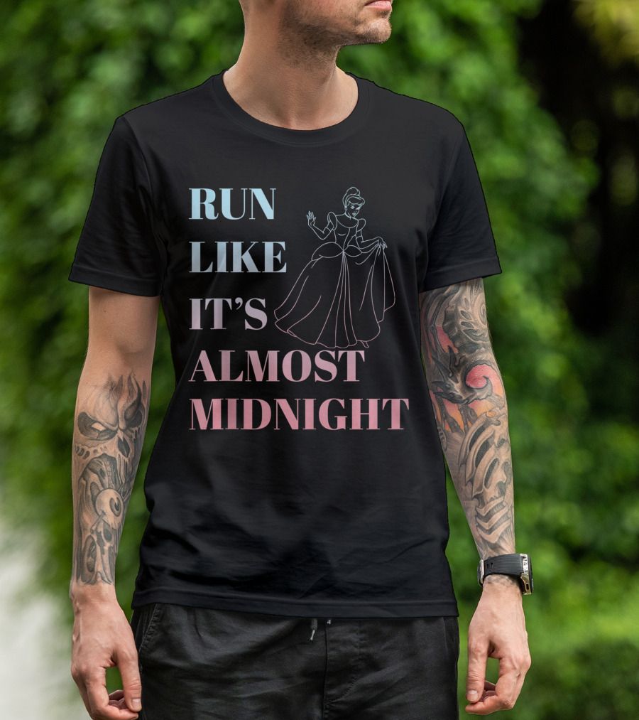 Disney Cinderella Run Like It's Almost Midnight T-Shirt