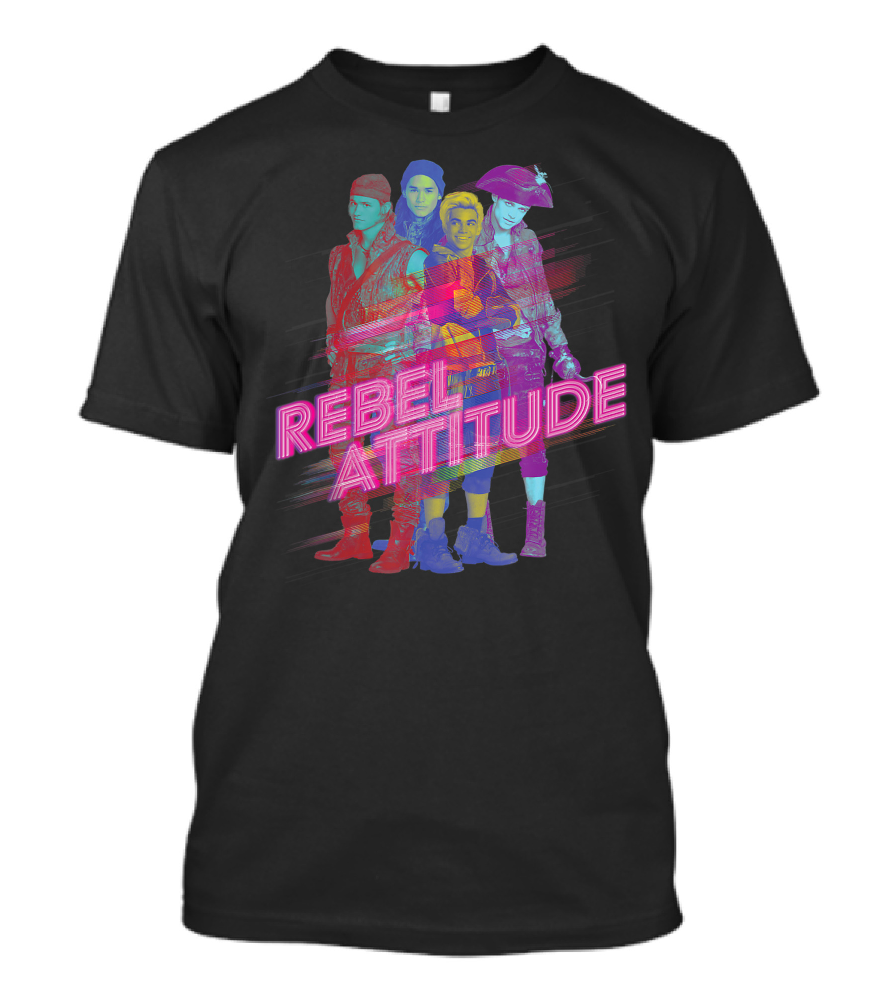 Rebel Attitude Disney Descendants 2 Male Characters T-Shirt