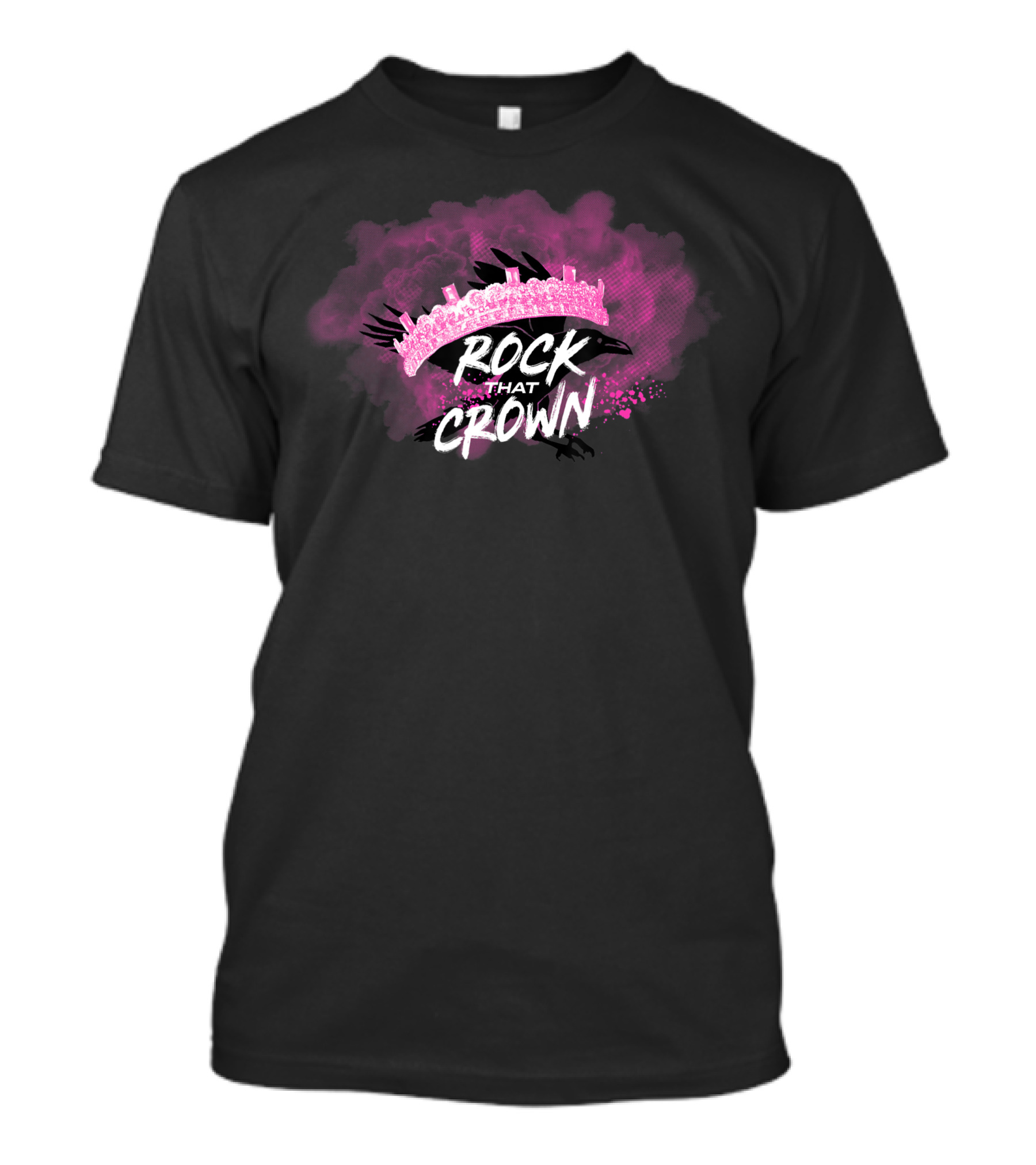 Disney Descendants 3 Audrey Rock That Crown Pink Tiara Grunge T-Shirt