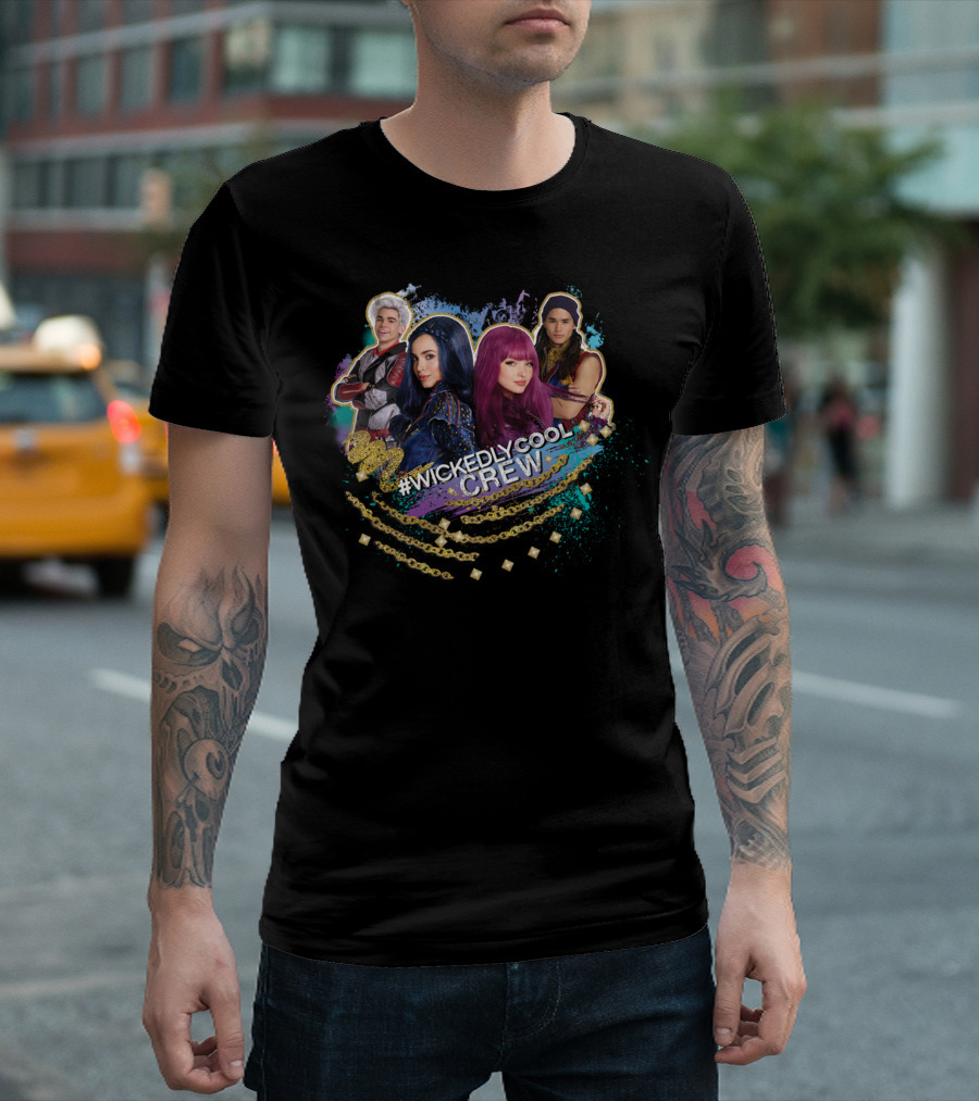 WickedlyCool Crew Disney Descendants Villains Team T-Shirt