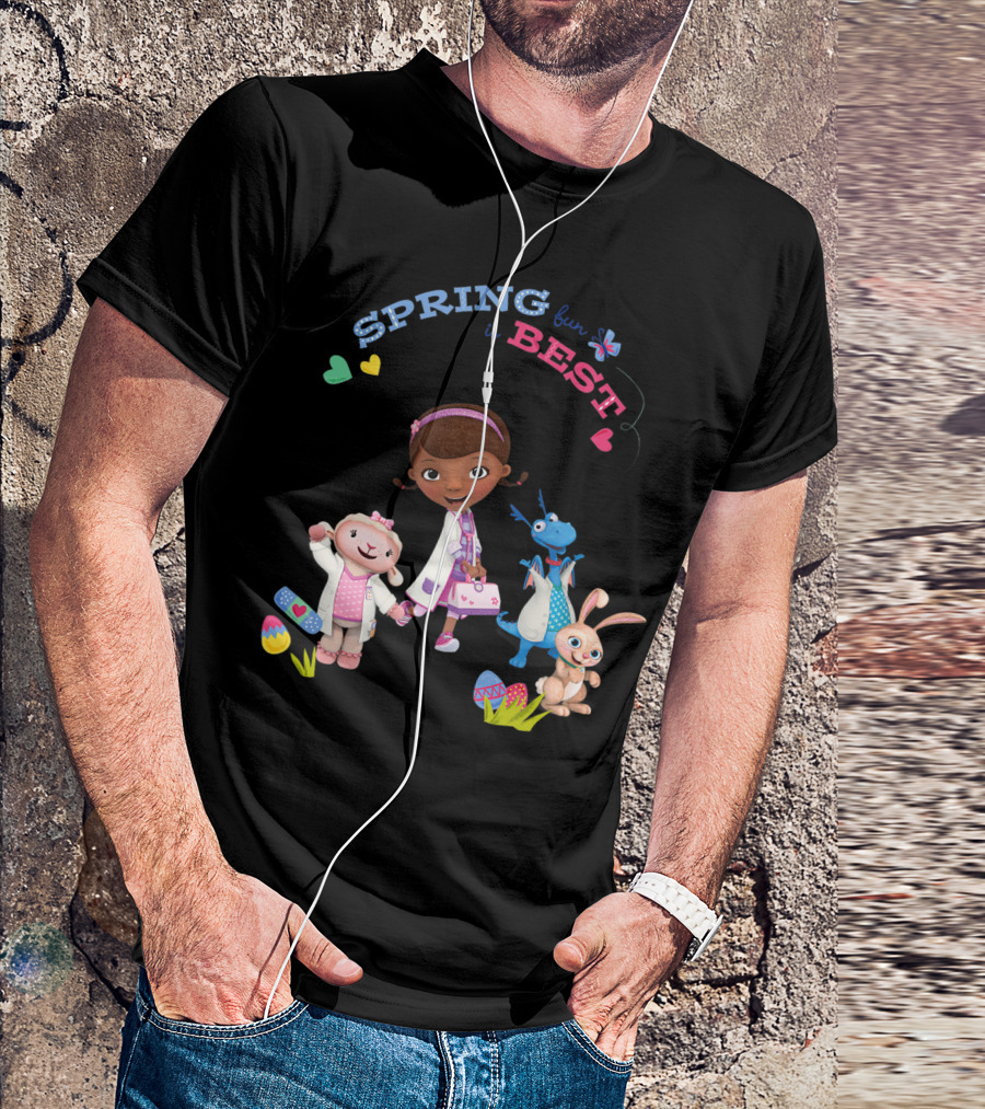 Disney Doc McStuffins Spring Fun Is Best Easter Eggs And Friends T-Shirt