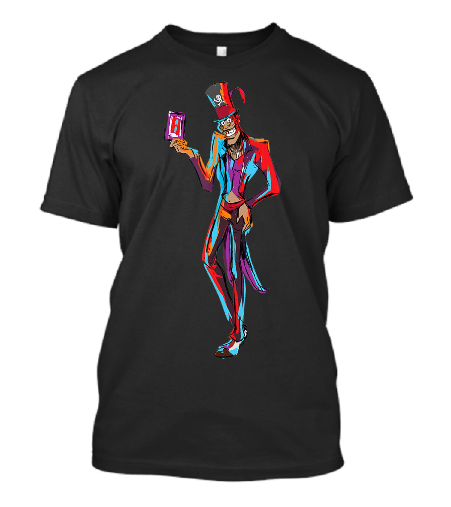Disney Dr Facilier Colorful Stylized Villain T-Shirt