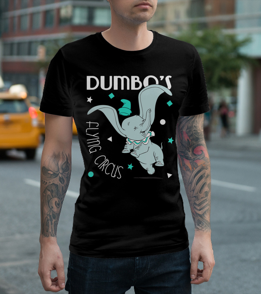 Dumbo's Flying Circus Cute Elephant Disney T-Shirt