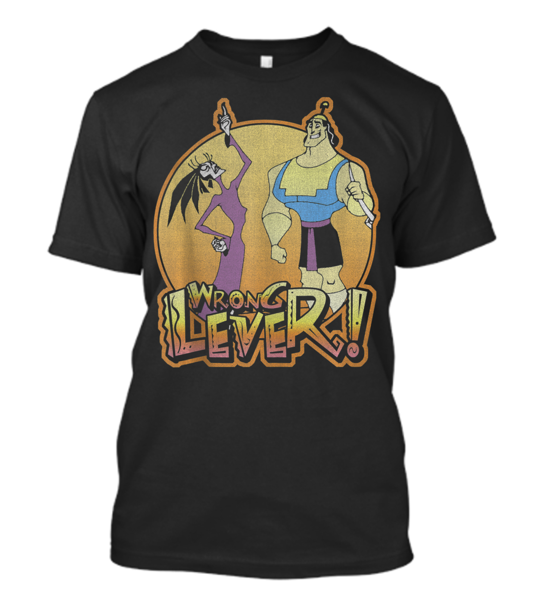 Disney Emperors New Groove Kronk Yzma Wrong Lever T-Shirt