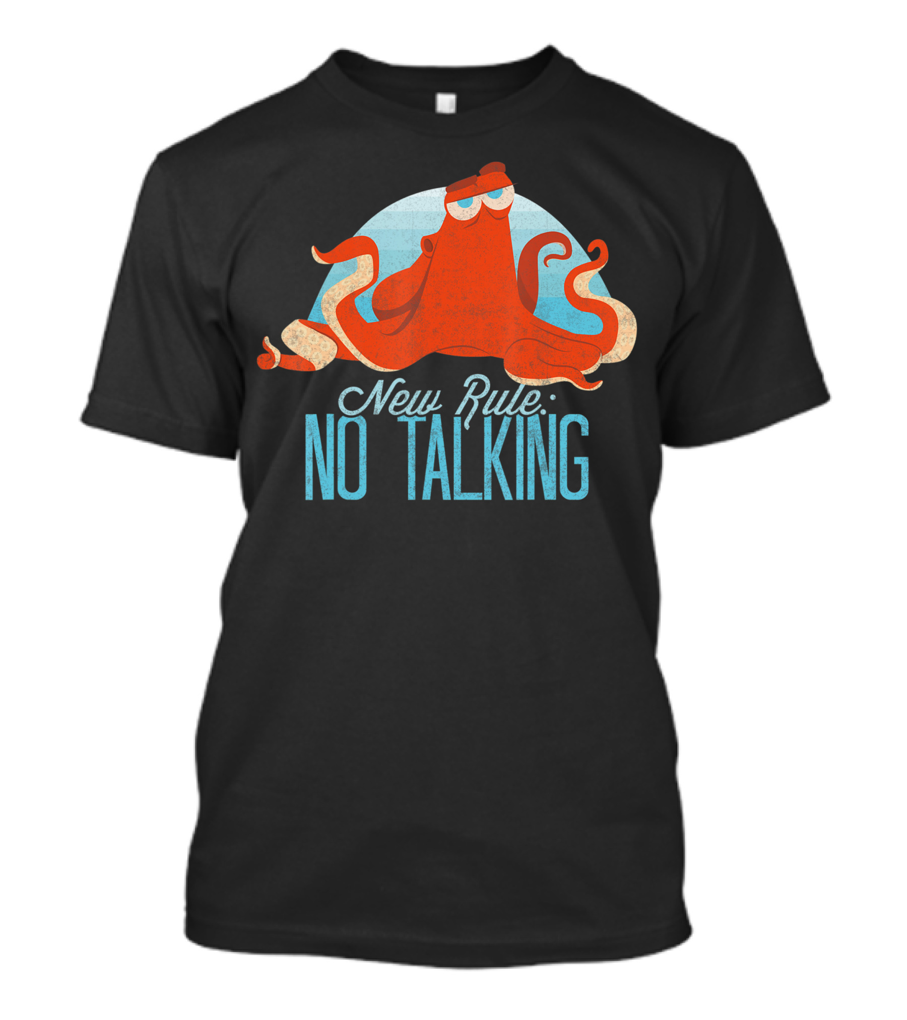 Disney Finding Dory Hank New Rule No Talking T-Shirt