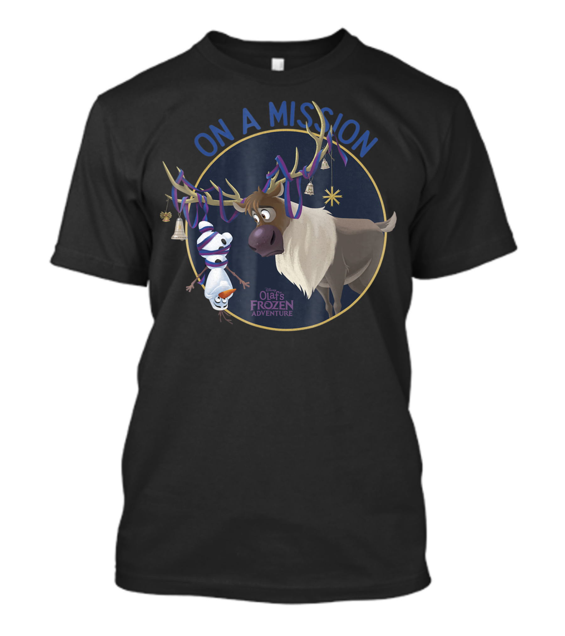 On A Mission Disney Olaf's Frozen Adventure Olaf Sven T-Shirt