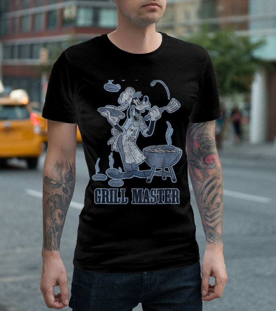 1 Dad Disney Goofy Grill Master T-Shirt