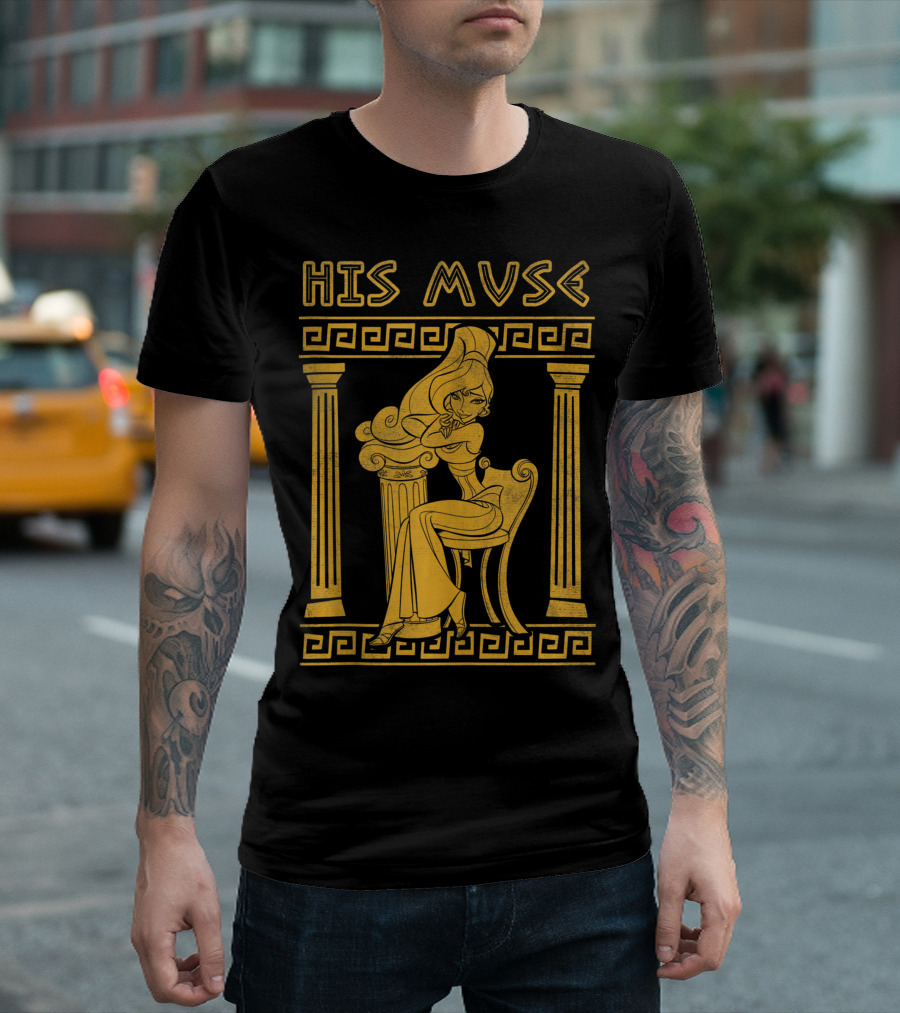 Hercules Megara His Muse Disney Greek Columns T-Shirt