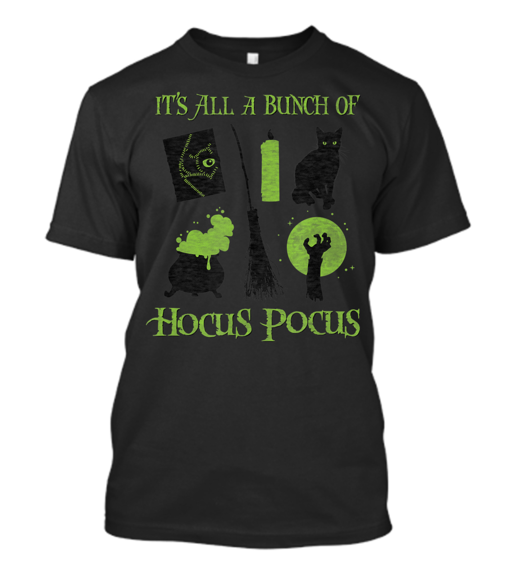 Disney It's All A Bunch Of Hocus Pocus Halloween Elements T-Shirt
