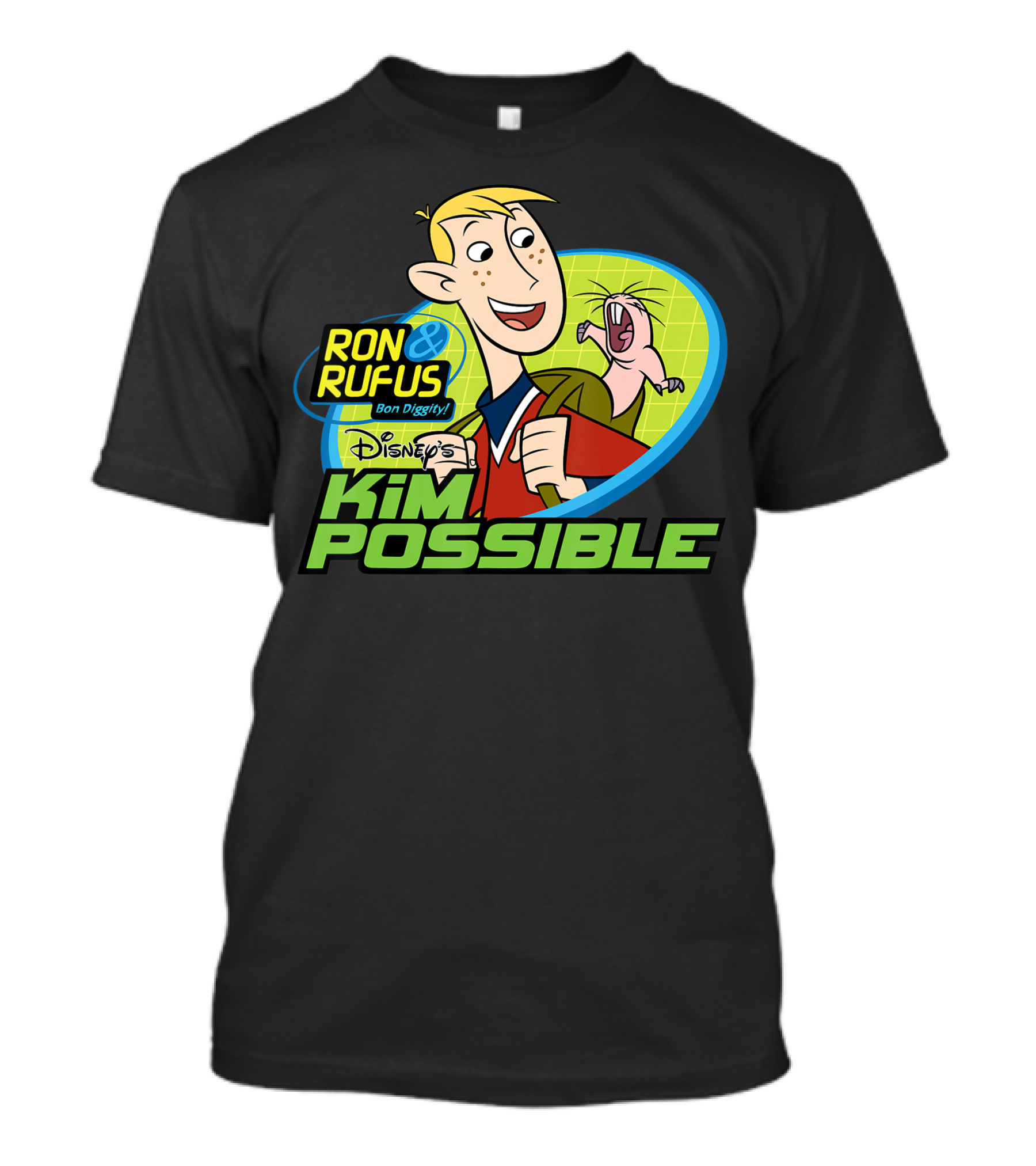 Disney Kim Possible Ron And Rufus Bon Diggity T-Shirt