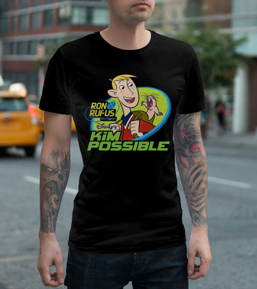 Disney Kim Possible Ron And Rufus Bon Diggity T-Shirt