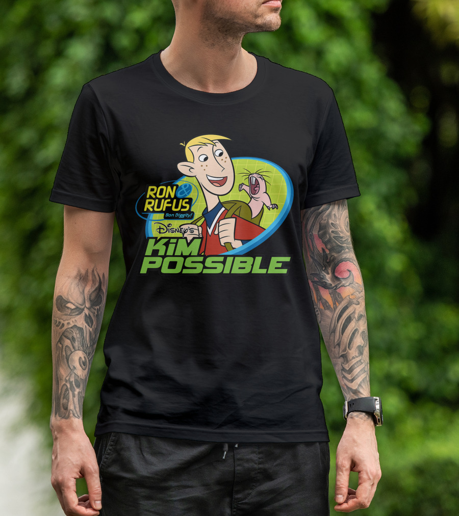 Disney Kim Possible Ron And Rufus Bon Diggity T-Shirt