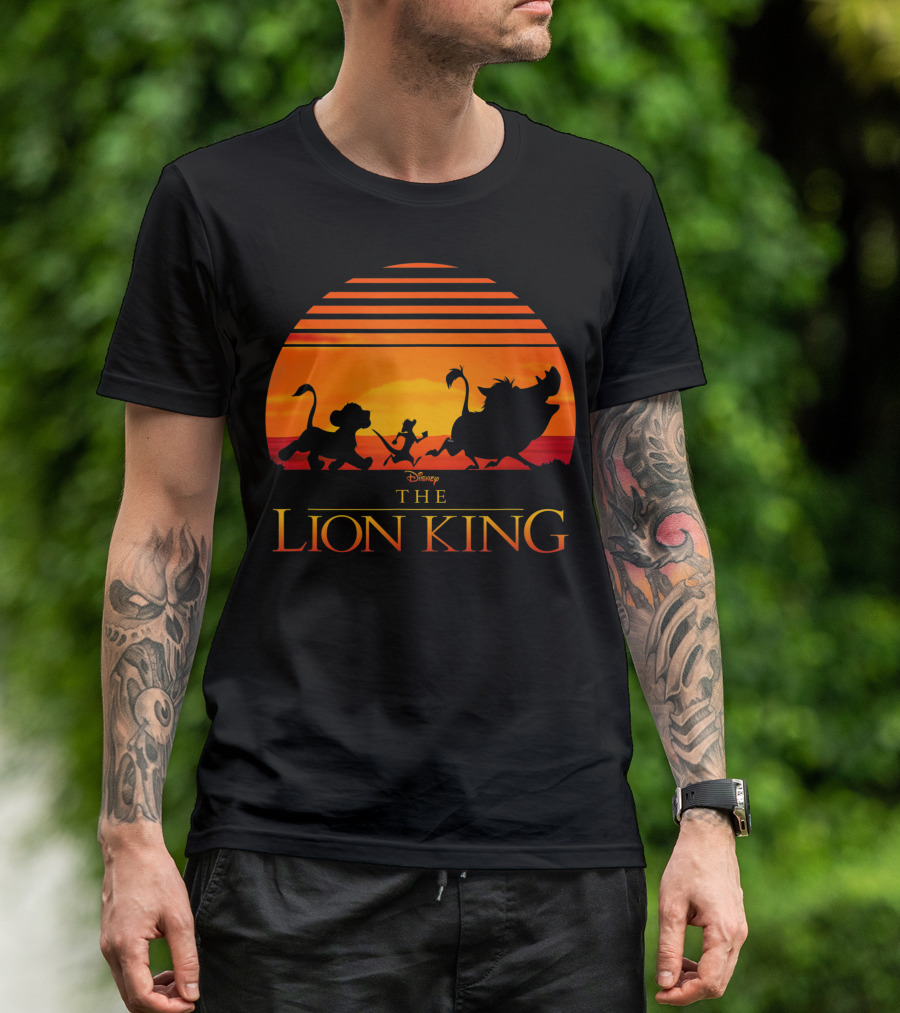 Disney The Lion King Sunset Silhouette Parade T-Shirt