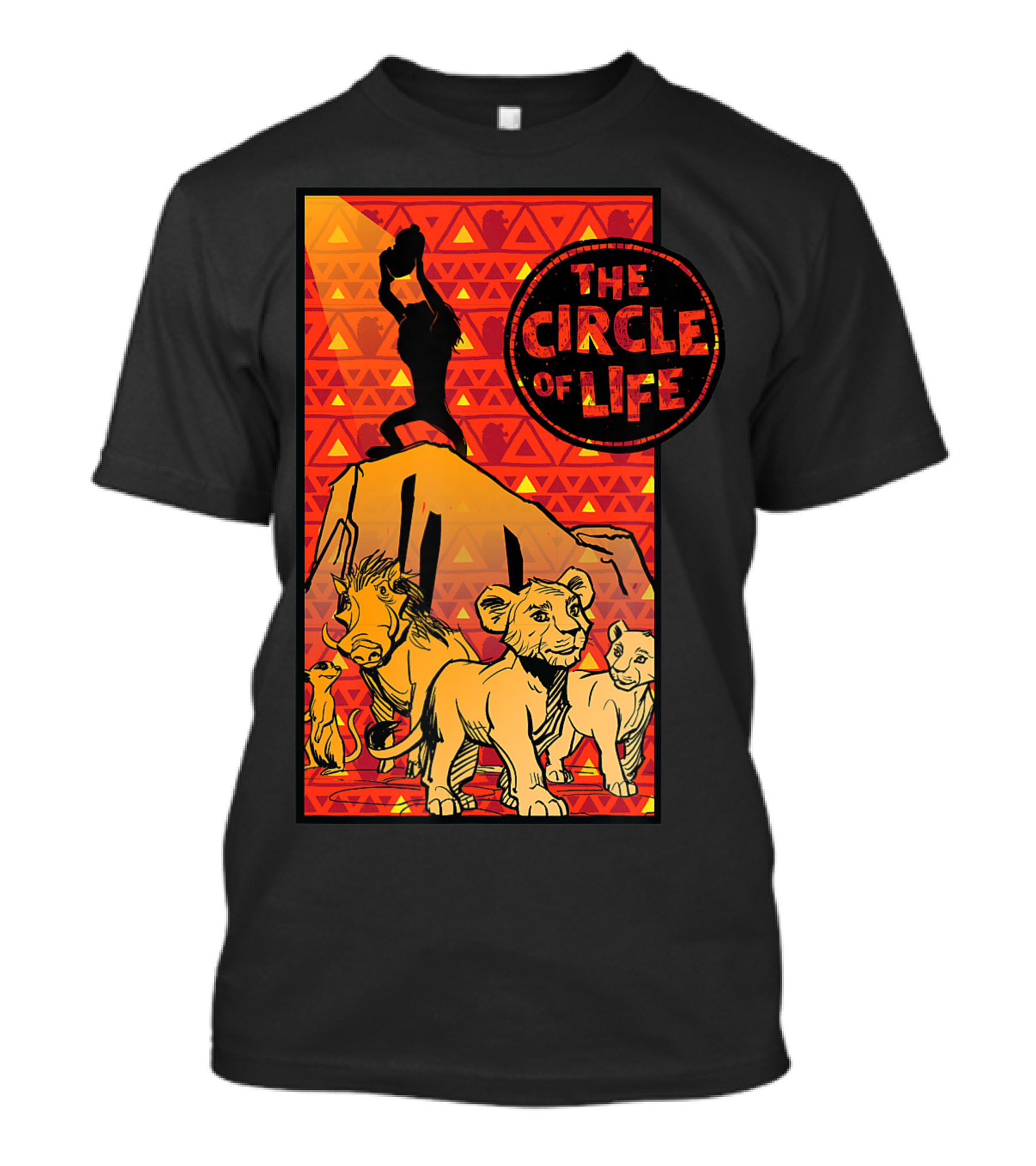 The Lion King Circle Of Life Live Action Disney Rafiki Simba Mufasa Pride Rock T-Shirt