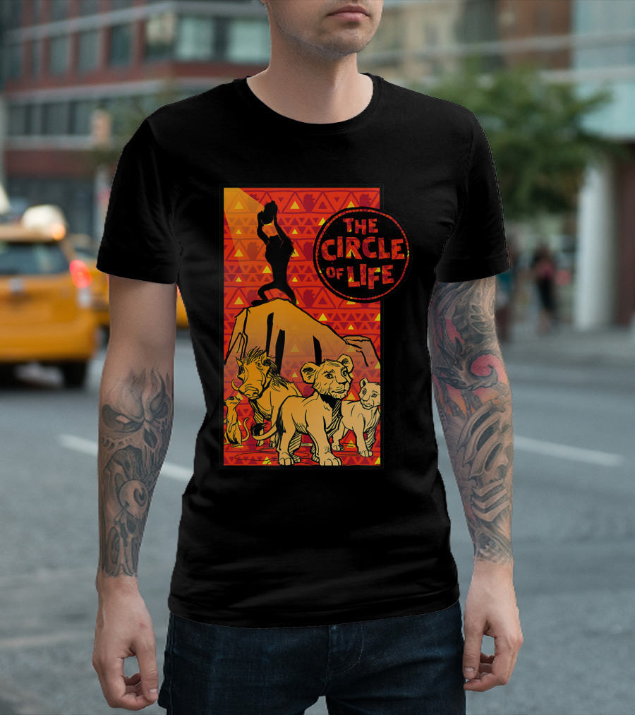 The Lion King Circle Of Life Live Action Disney Rafiki Simba Mufasa Pride Rock T-Shirt