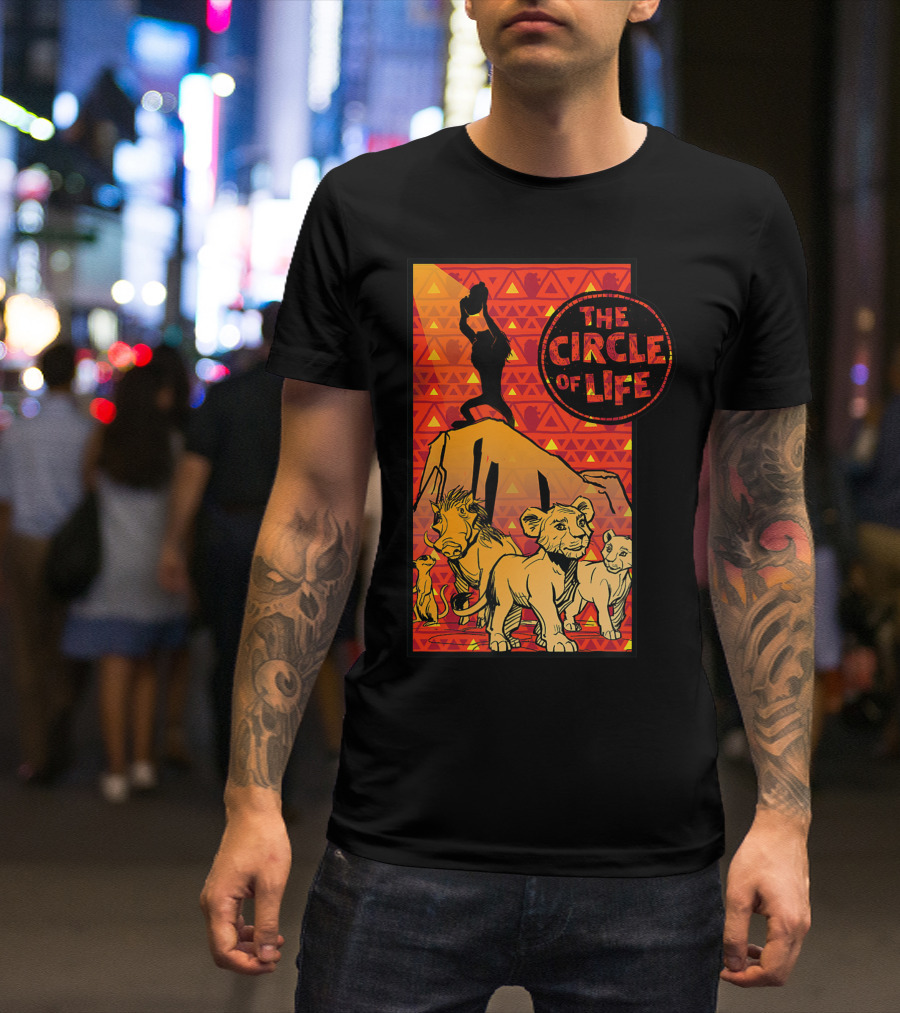 The Lion King Circle Of Life Live Action Disney Rafiki Simba Mufasa Pride Rock T-Shirt