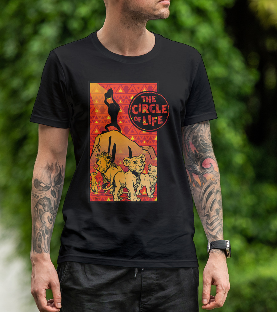 The Lion King Circle Of Life Live Action Disney Rafiki Simba Mufasa Pride Rock T-Shirt
