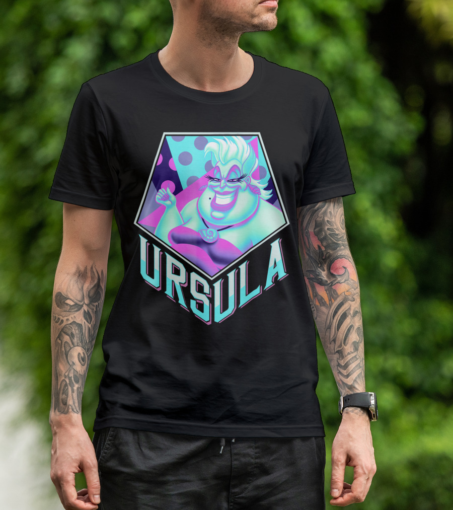 Ursula Disney Little Mermaid Pop T-Shirt