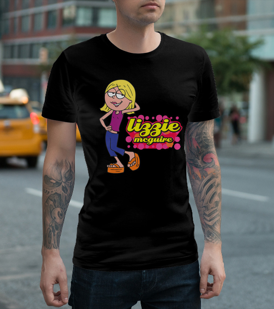 Disney Lizzie McGuire Cartoon Character Pose T-Shirt