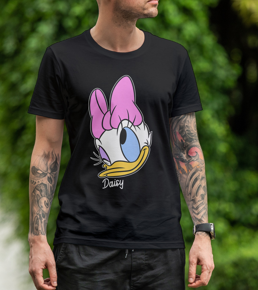 Daisy Duck Big Face Disney Mickey And Friends T-Shirt
