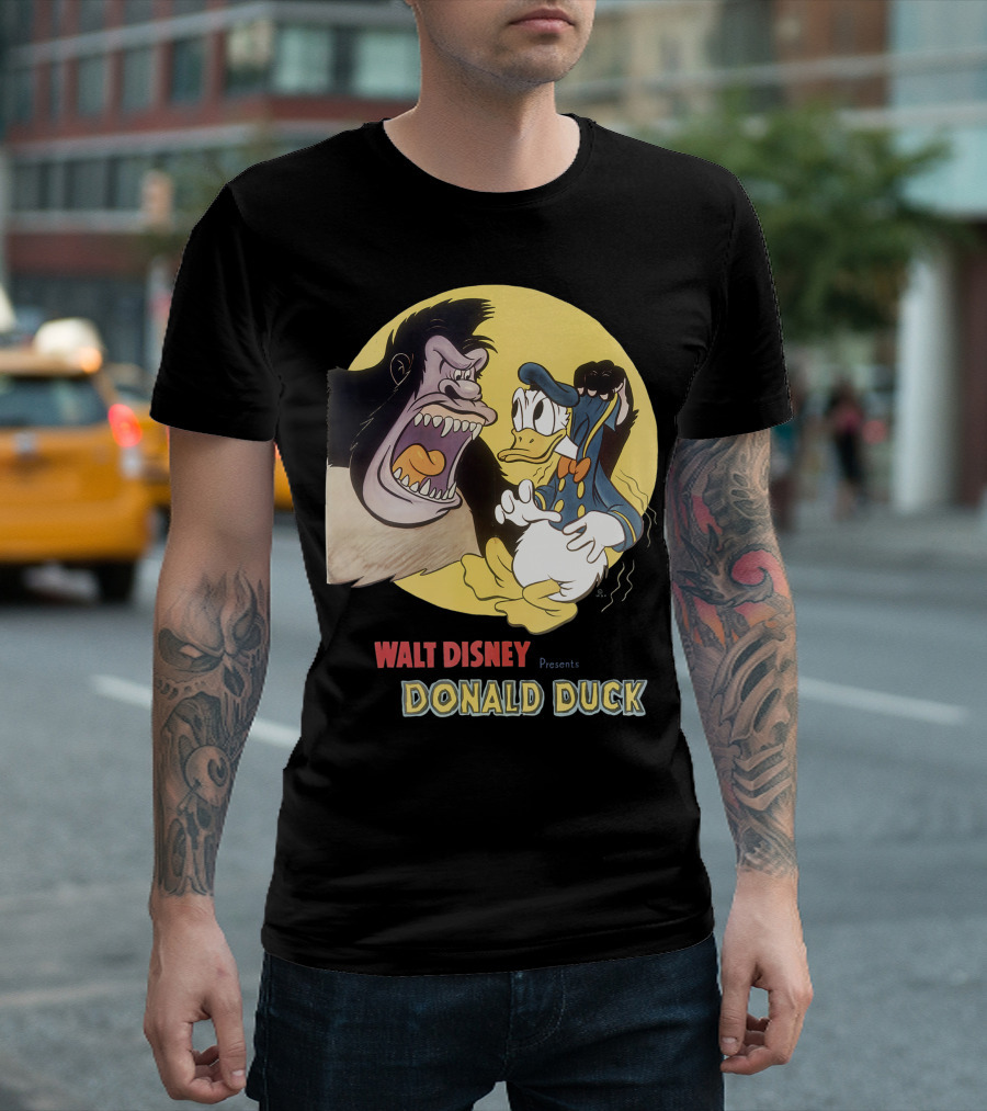 Walt Disney Presents Donald Duck And The Gorilla T-Shirt