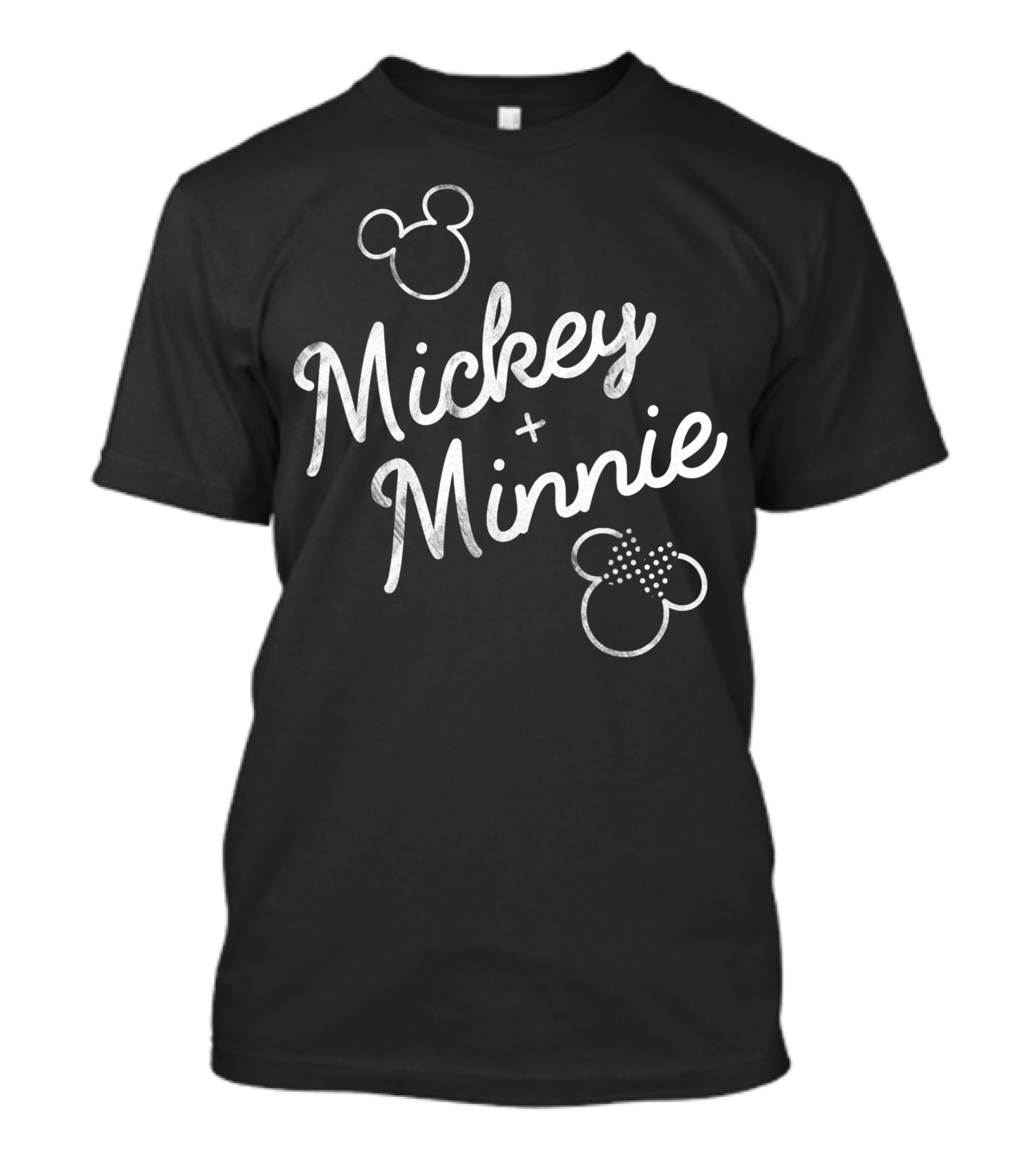 Mickey Minnie Disney Mickey And Friends Mickey And Minnie Signatures T-Shirt