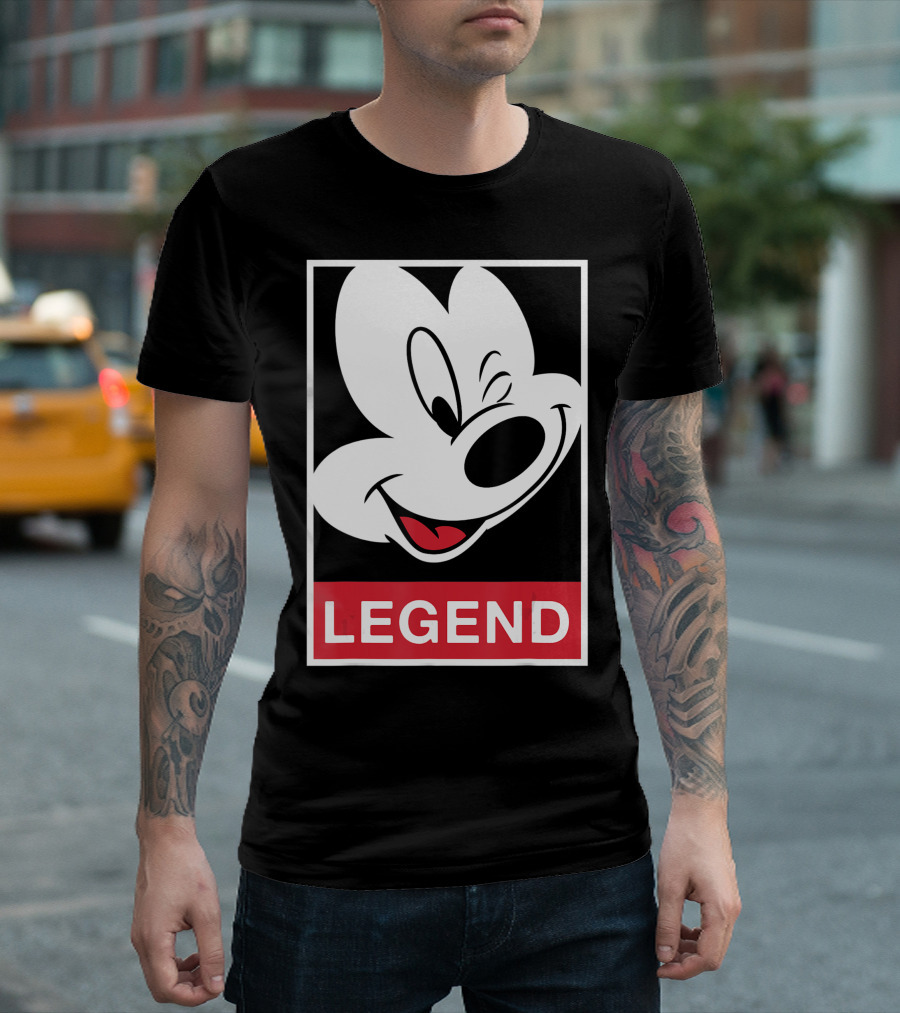 Mickey Mouse Legend Disney Mickey And Friends T-Shirt