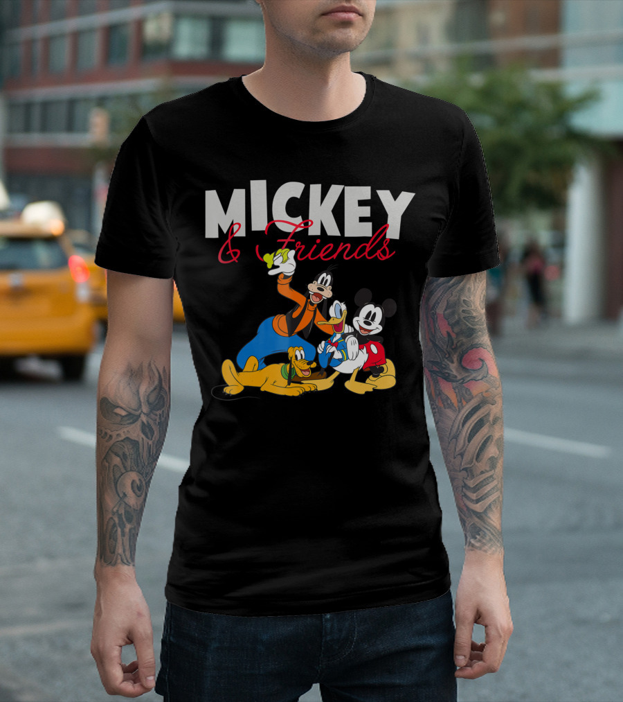 Mickey And Friends Disney Squad Adventure T-Shirt