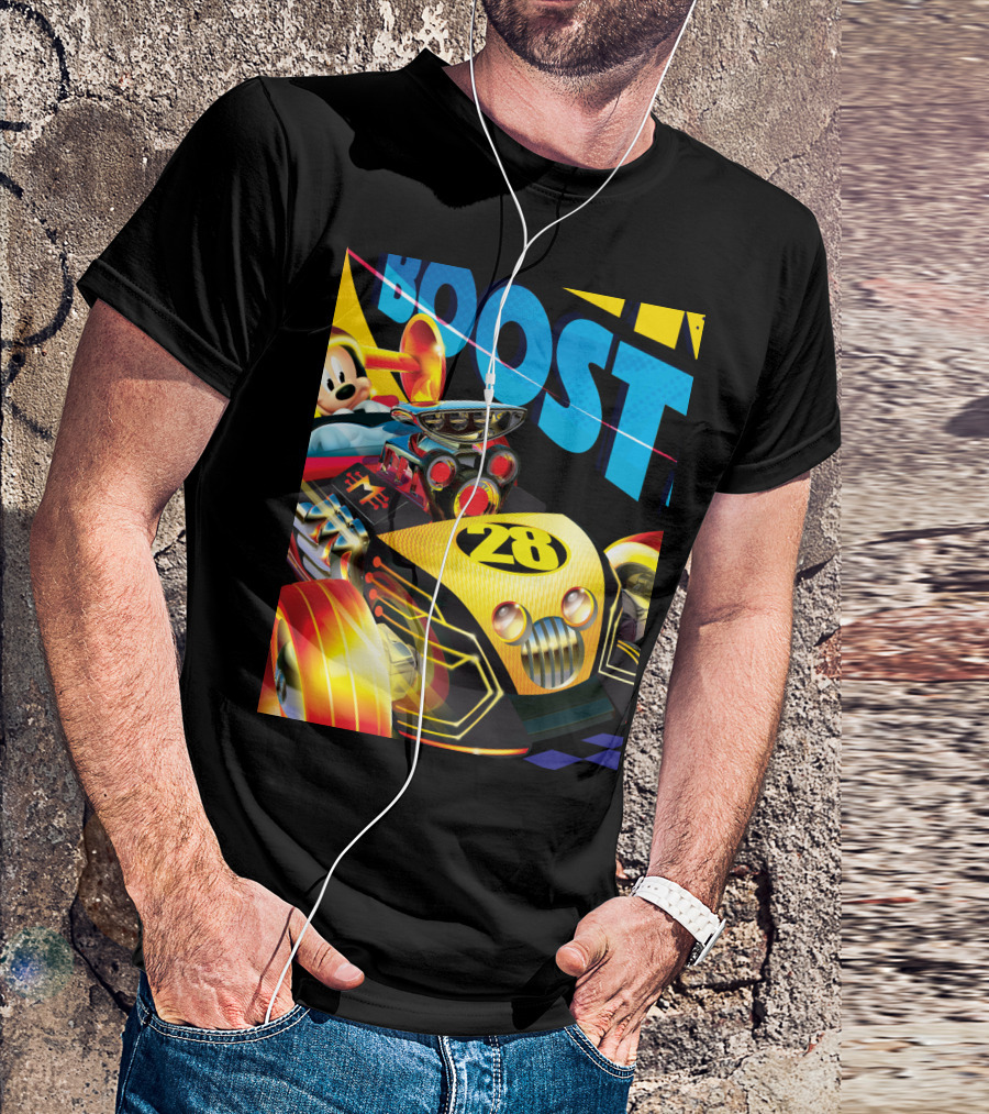 Disney Mickey Roadster Racers Boost Car Number 28 T-Shirt