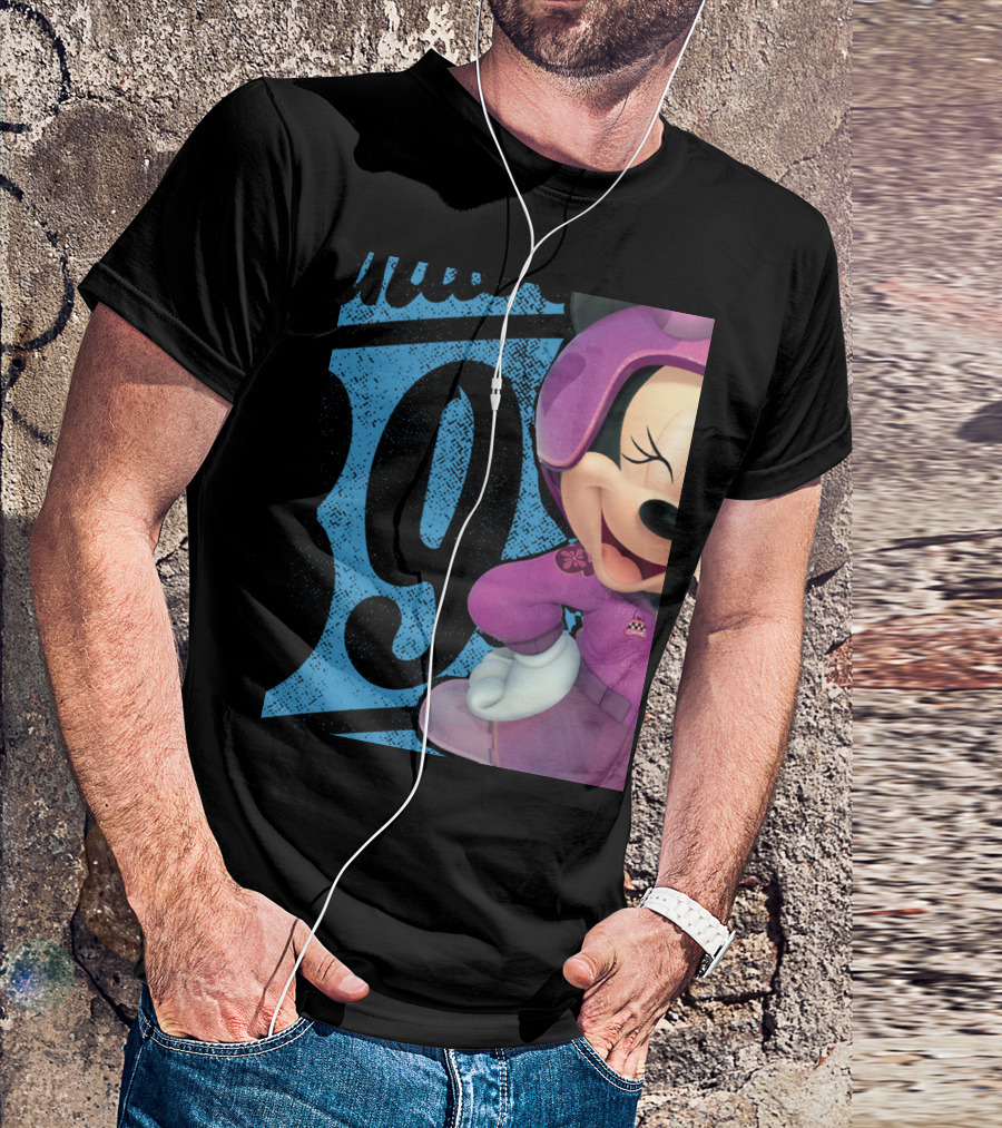 Minnie Pink Racing Suit Number 89 Disney Mickey And The Roadsters T-Shirt