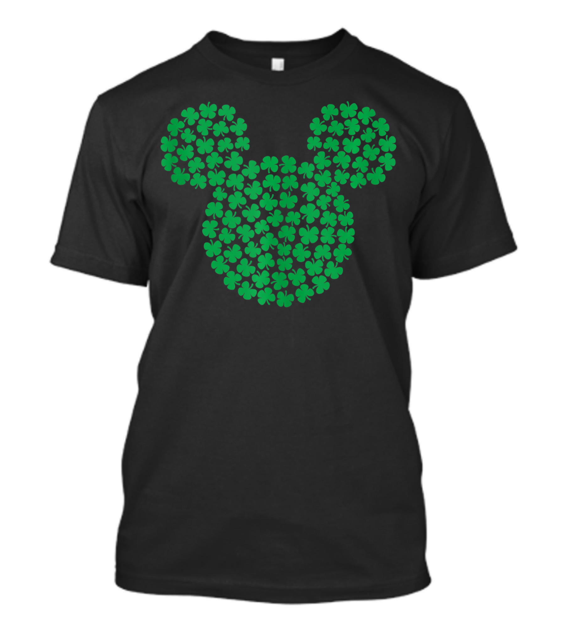 Disney Mickey Mouse Green Clovers St Patricks Day T-Shirt