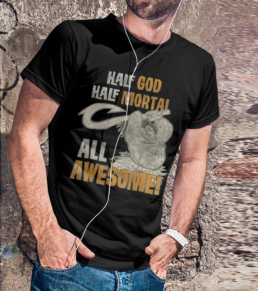 Disney Moana Maui Half God Half Mortal All Awesome T-Shirt