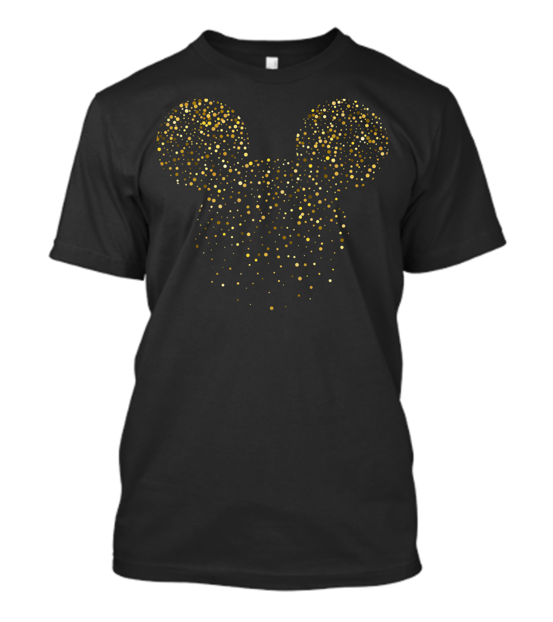 Disney New Years Mickey Mouse Glittering Confetti T-Shirt