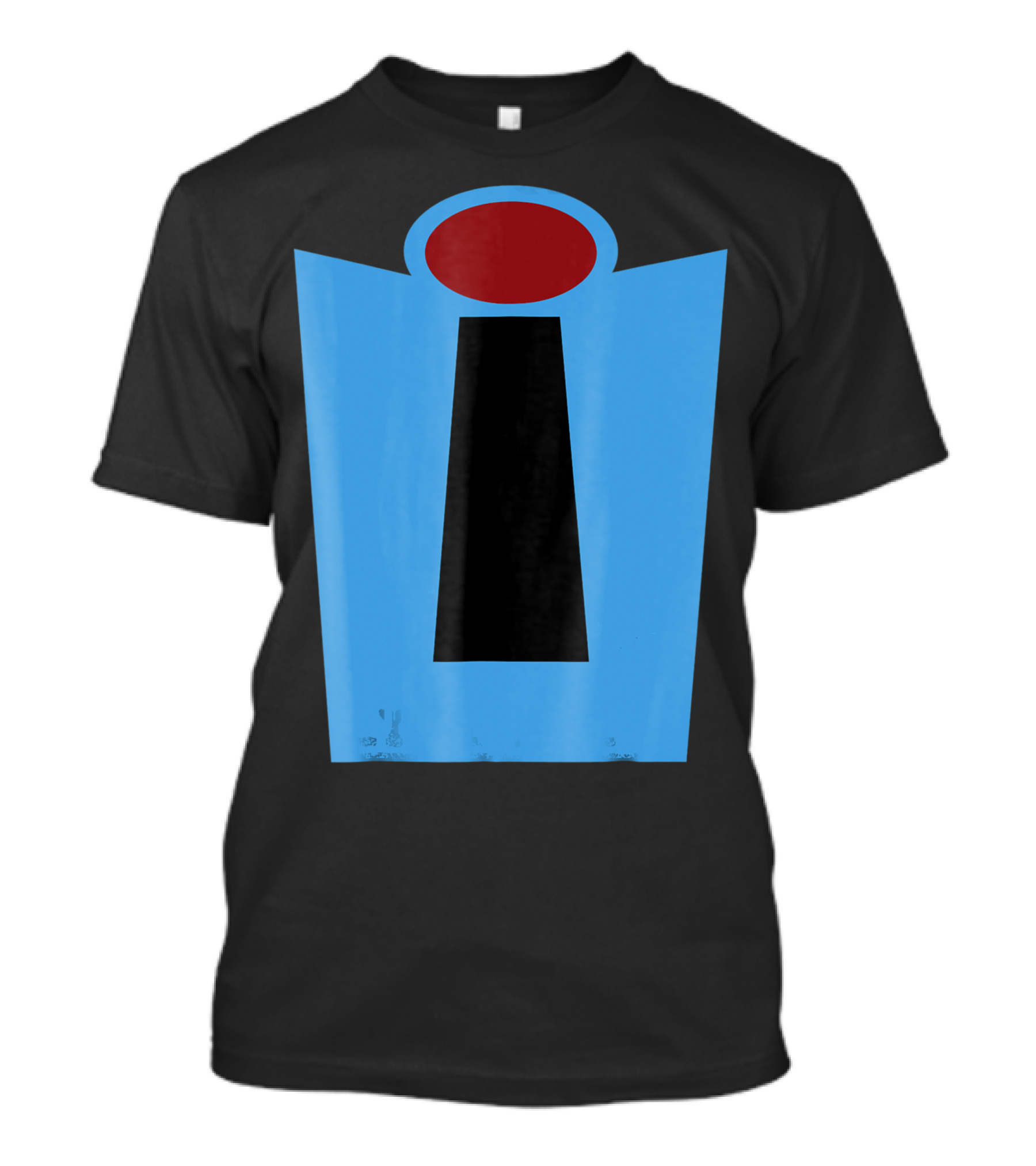 Disney Pixar Incredibles Blue Suit Icon Red Oval T-Shirt