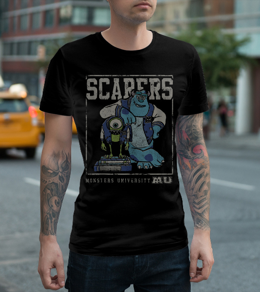 Monsters University Mike And Sully Scarers Disney Pixar MU T-Shirt