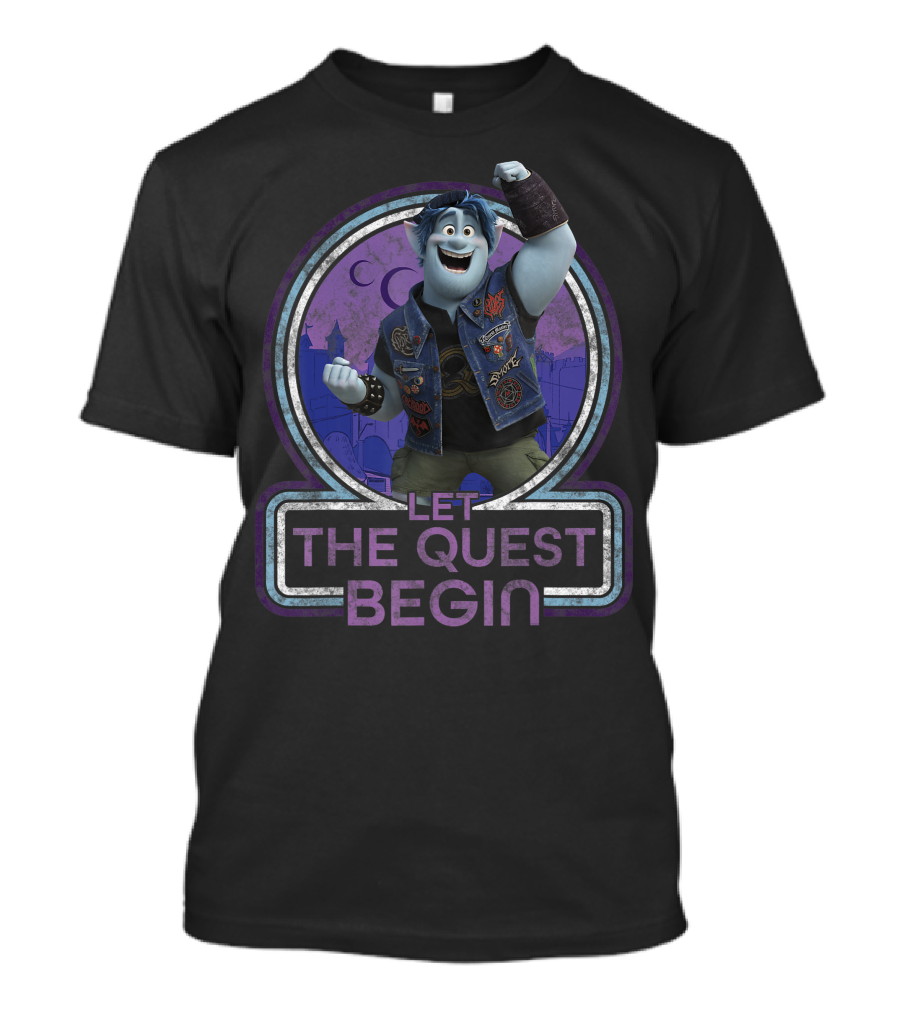 Let The Quest Begin Disney Pixar Onward Barley Adventure T-Shirt