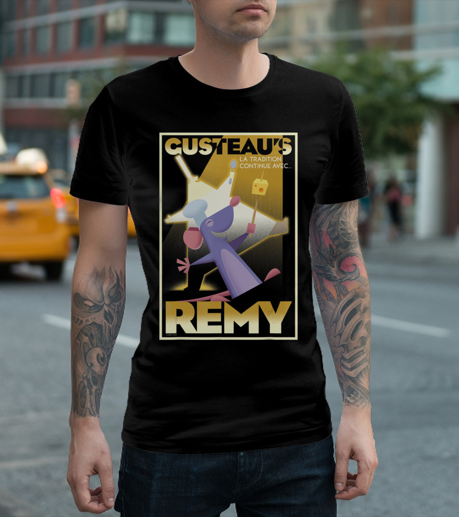 Gusteau's La Tradition Continue Avec Remy Disney Pixar Ratatouille T-Shirt