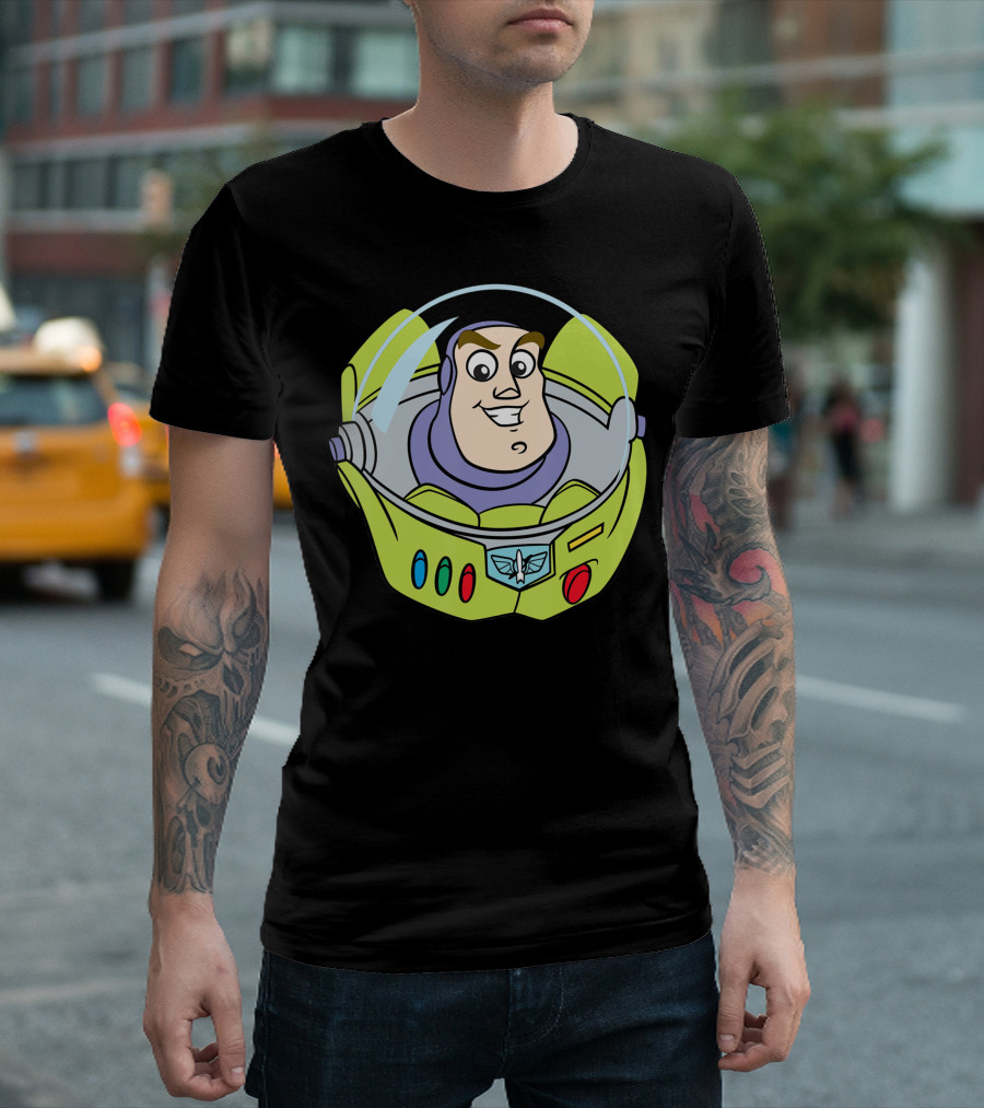 Disney Pixar Toy Story Buzz Lightyear Face Spacesuit T-Shirt