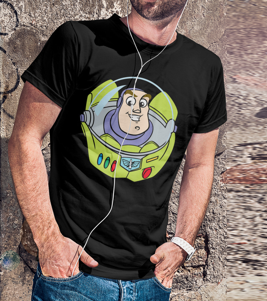 Disney Pixar Toy Story Buzz Lightyear Face Spacesuit T-Shirt