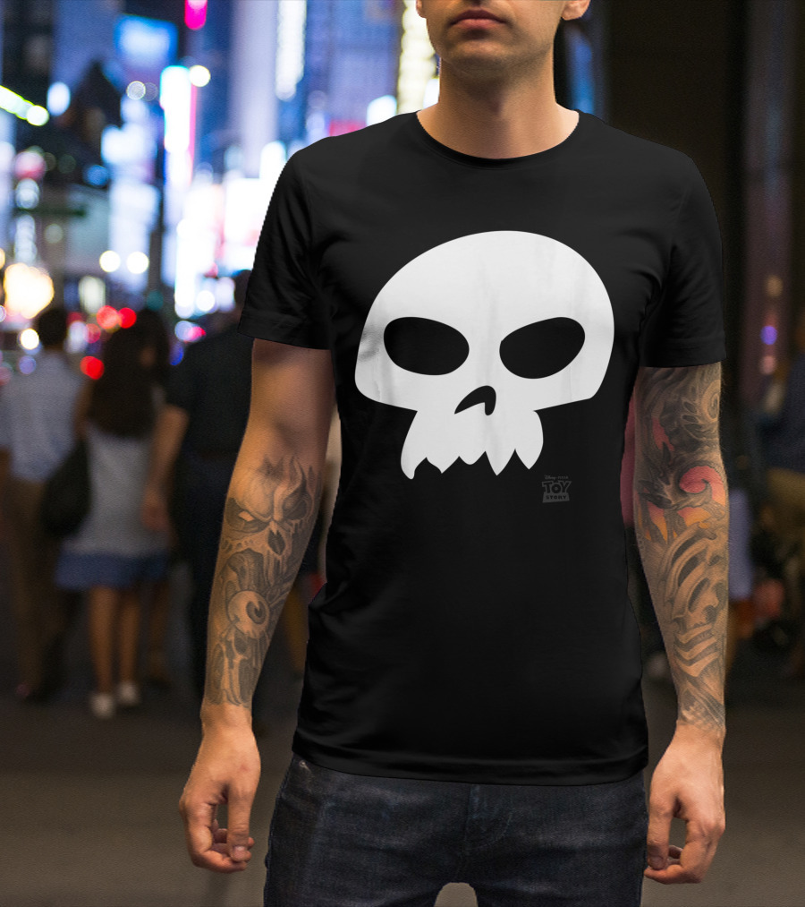 Disney Pixar Toy Story Sid Skull Icon T-Shirt