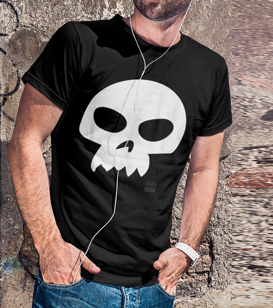 Disney Pixar Toy Story Sid Skull Icon T-Shirt