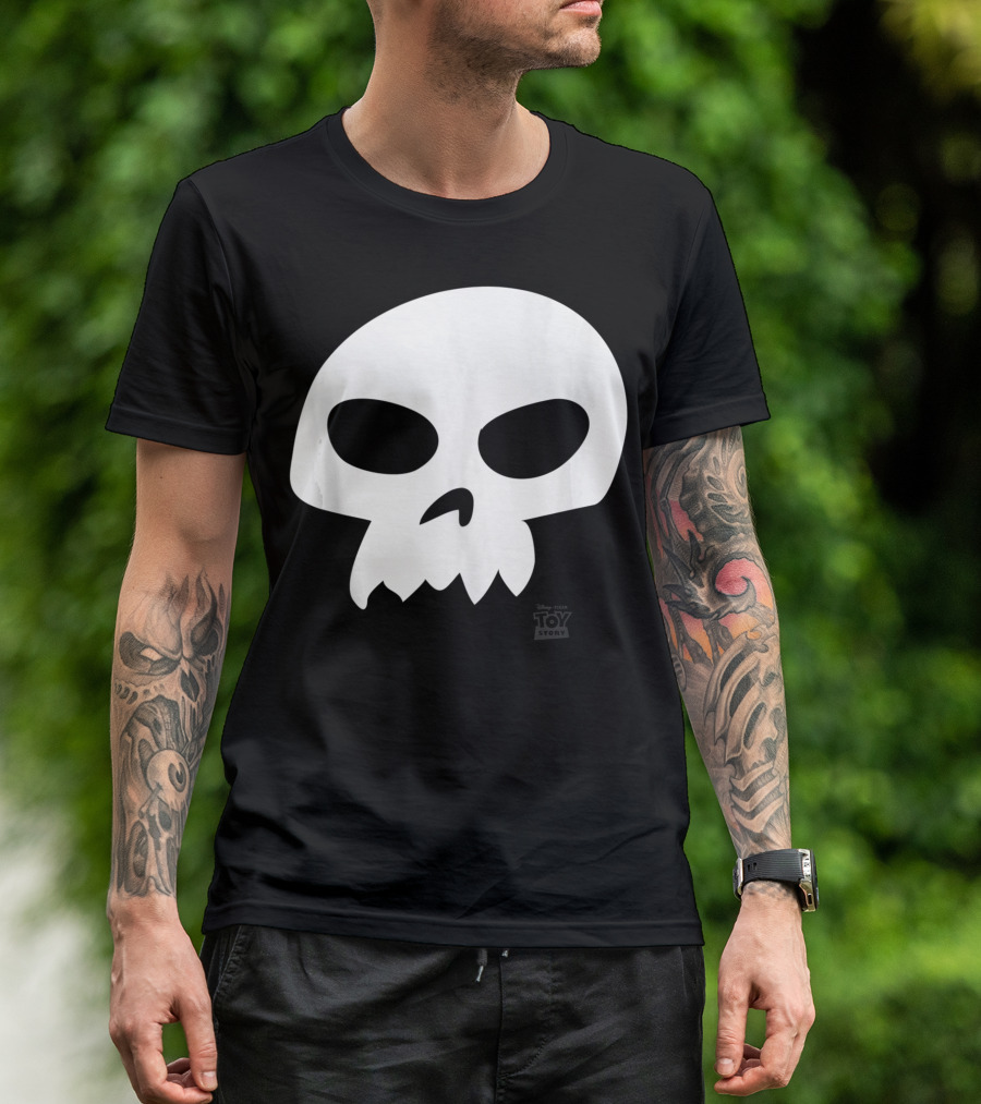 Disney Pixar Toy Story Sid Skull Icon T-Shirt