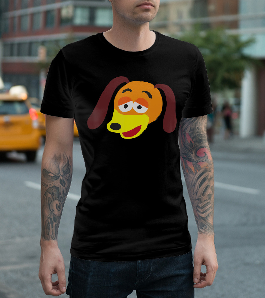 Slinky Dog Big Face Disney Pixar Toy Story Iconic Character T-Shirt