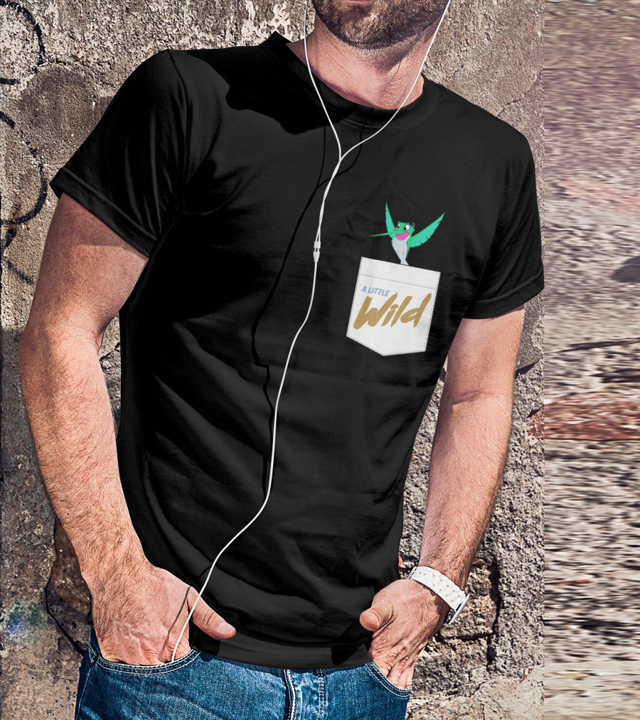 Disney Pocahontas Flit Hummingbird A Little Wild Pocket T-Shirt