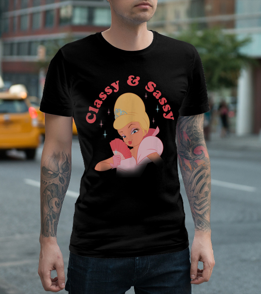 Disney Princess And The Frog Charlotte Classy And Sassy Fan T-Shirt
