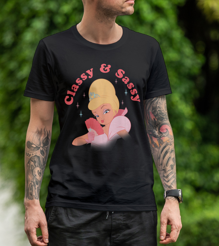 Disney Princess And The Frog Charlotte Classy And Sassy Fan T-Shirt