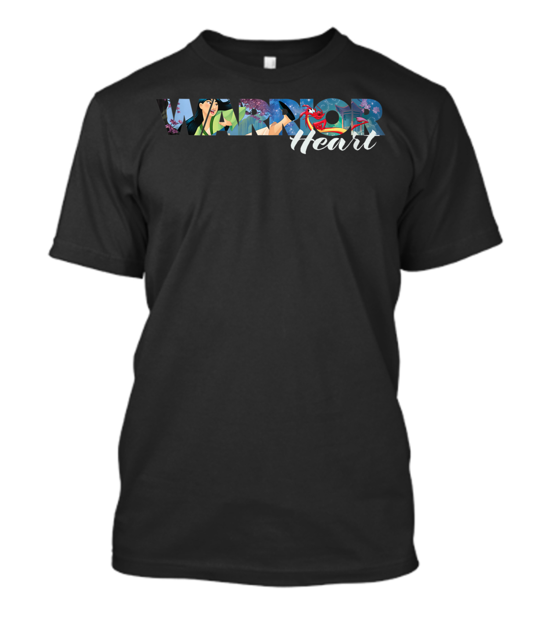 Disney Princess Mulan And Mushu Warrior Heart R8 T-Shirt